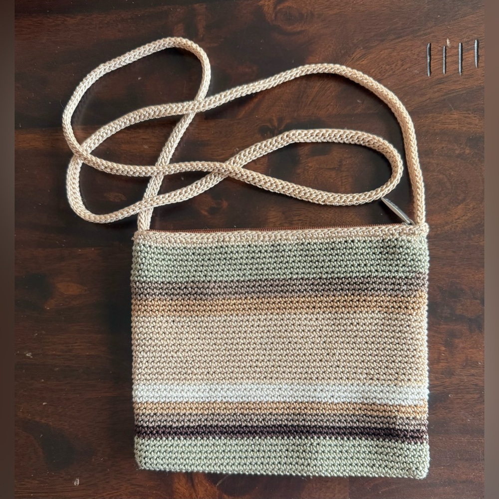 The Sak Mini Multicolor Knit Shoulder Bag